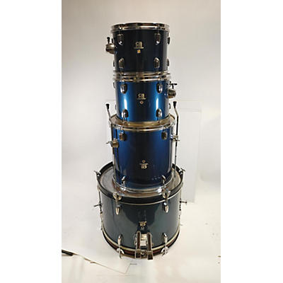 Used CB Percussion 4 piece 4 Piece Blue Drum Kit