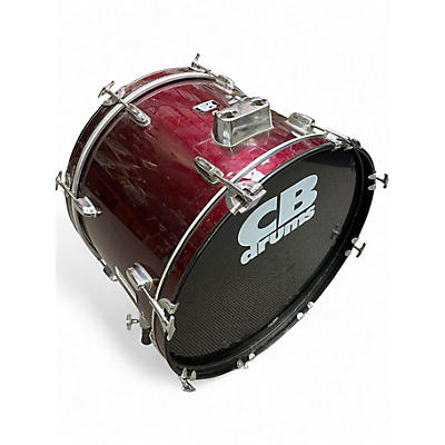 Used CB Percussion 5 Piece SP SERIES Candy Apple Red Drum Kit