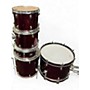 Used CB Percussion 5 Piece sp series Red Drum Kit Red