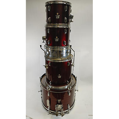 Used CB Percussion 5 piece Standard Red Drum Kit