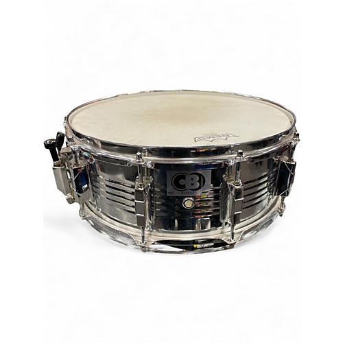Used CB Percussion 5.5X14 Kaman  Silver Drum Silver 10