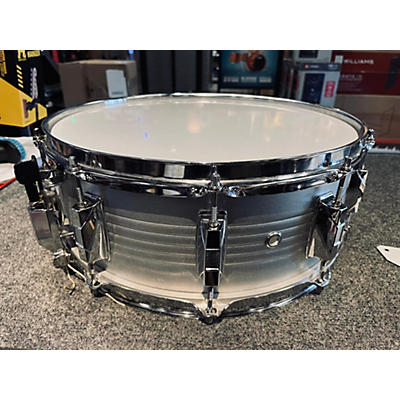 Used CB Percussion 5.5X14 SNARE KIT Drum SILVER