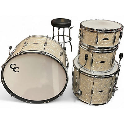 Used C&C Drum Company 4 Piece Player Date 1 Aged Marine Pearl Drum Kit
