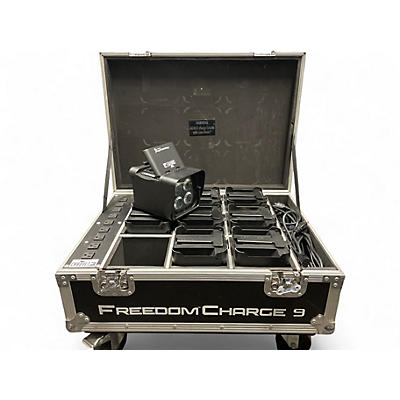 Used CHAUVET DJ Freedom Charge 9 w\ Freedom Quad 4 lights Par Can Light