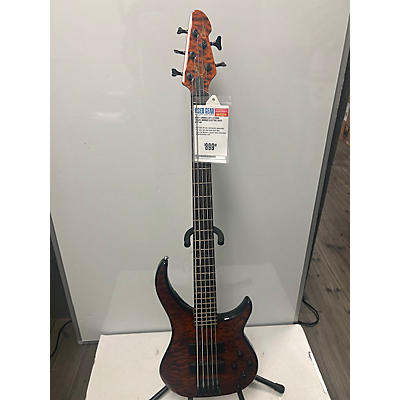Used CIRRUS EXP 5 STRING Trans Brown Electric Bass Guitar