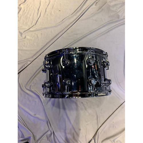 Cmc Custom Snare Drum Used CMC Custom Snare Drum 8X14 Custom Snare Drum Drum Chrome Silver Chrome Silver 18