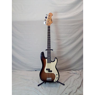 Used CNZ AUDIO PB-SB Brown Sunburst Electric Bass Guitar