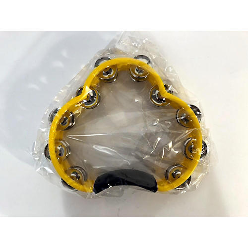 Used CPK PERCUSSION HTB-350 TAMBOURINE YELLOW Hand Percussion