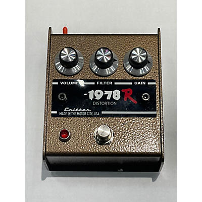 Used CRITTER ELECTRONICS 1978R DISTORTION Effect Pedal