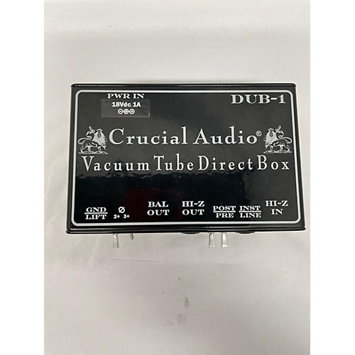 Used CRUCIAL AUDIO DUB1 VACUUM TUBE DI Direct Box