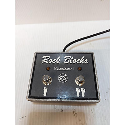 Used CUSTOM ROCK BLOCKS FOOTSWITCH Footswitch