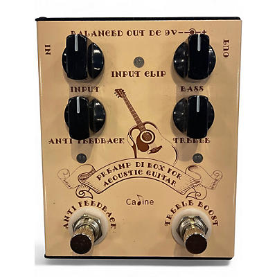 Used Caline CP-40 Pre Amp DI Box Guitar Preamp