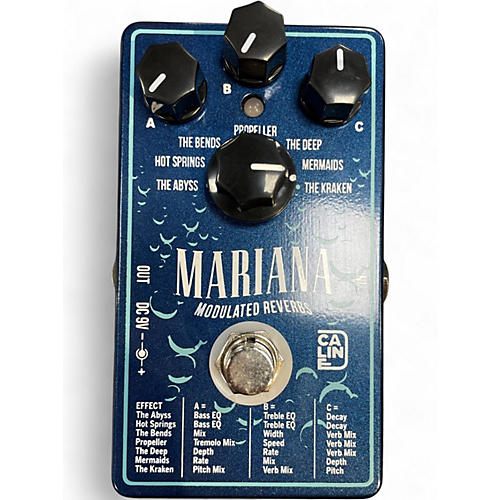 Used Caline CP-507Mariana Modulated Reverbs Effect Pedal