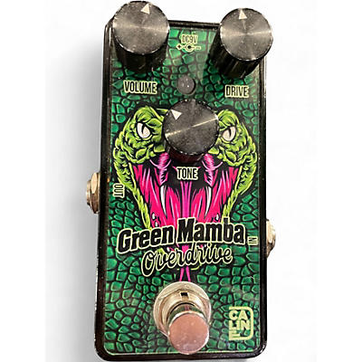 Used Caline Green Mamba Overdrive Effect Pedal