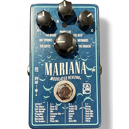 Used Caline MARIANA MODULATED REVERB Effect Pedal