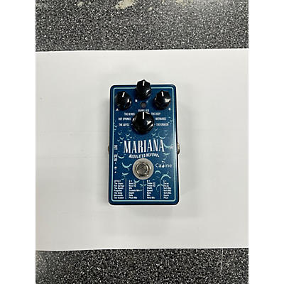 Used Caline Mariana Modulated Reverbs Effect Pedal