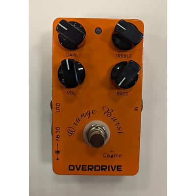 Used Caline Orange Burst Effect Pedal