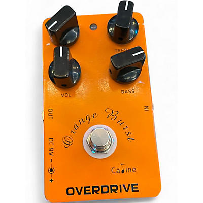 Used Caline Orange Burst Effect Pedal