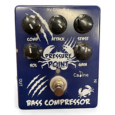 Used Caline Pressure Point Bass Compressor Effect Pedal