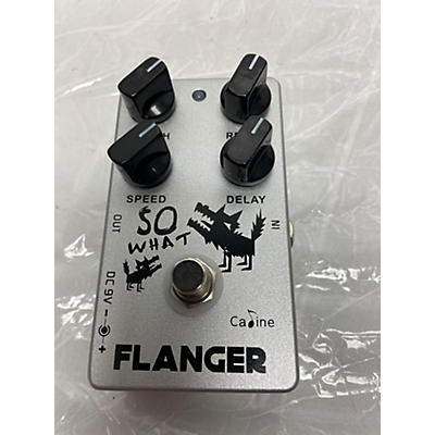 Used Caline So What Flanger Effect Pedal