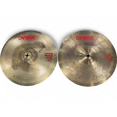 Used Camber 14in Medium Hi Hat Pair Cymbal