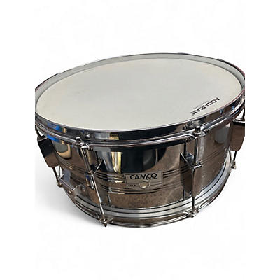Used Camco By Tama 14in Chrome Snare Steel Drum