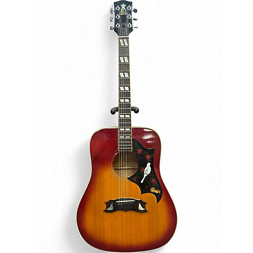 Used Canda 303 Dove Cherry Sunburst Acoustic Guitar Cherry Sunburst