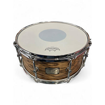 Used Canopus 14X6.5 Ash Natural Grain Ash Oil Drum