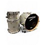 Used Canopus 3 Piece NV60-M2 Silver Sparkle Drum Kit Silver Sparkle