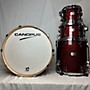 Used Canopus Used Canopus 4 piece Yaiba Red Sparkle Lacquer Drum Kit Red Sparkle Lacquer