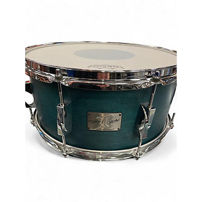 Used Canopus 6.5X14 yaiba sword model blue fade Drum