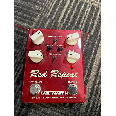 Used Carl Martin Red Repeat Delay Effect Pedal