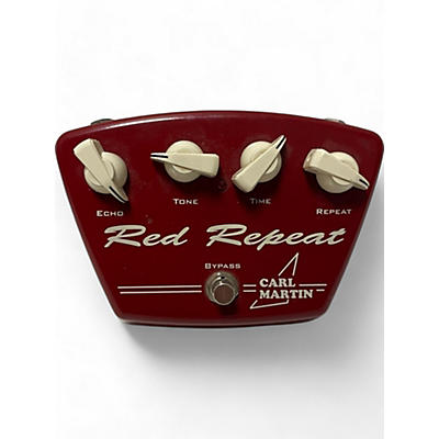 Used Carl Martin red REPEAT V1 Effect Pedal