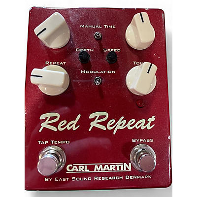 Used Carl Martin red repeat Effect Pedal