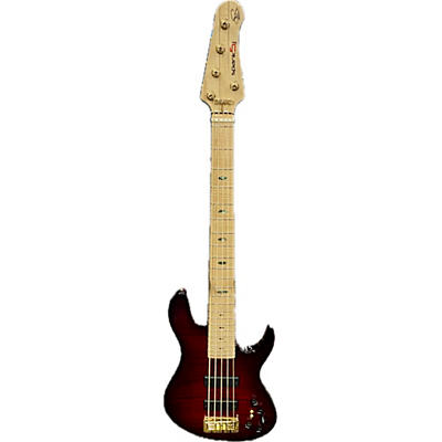 Carl S Used Carl S Spank 5j Wine Red Electric Bass Guitar