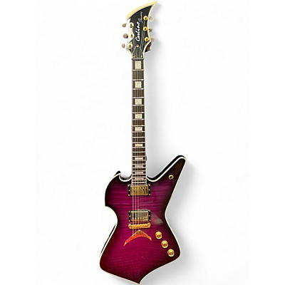Used Carlino Identity Purple Burst Solid Body Electric Guitar