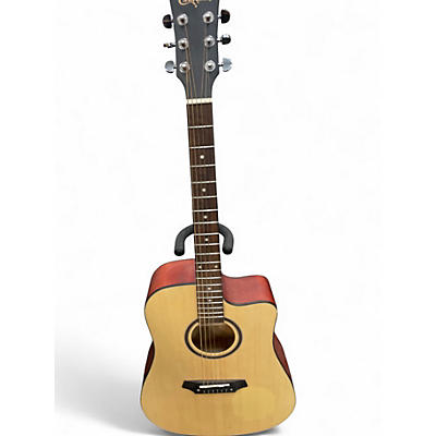 Used Carlo Robelli Acoustic Electric Natural Acoustic Electric Guitar