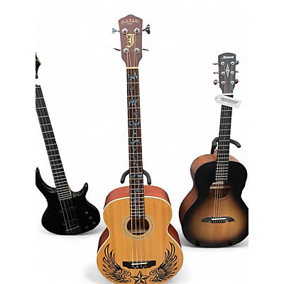 Used Carlo Robelli CSB-100 E Natural Acoustic Bass Guitar