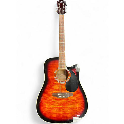 Used Carlo Robelli CW4106ESB Burst Acoustic Electric Guitar Burst