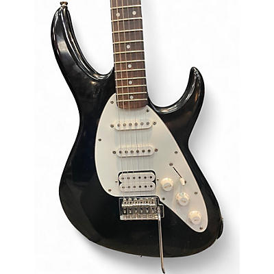 Used Carlo Robelli DOUBLE CUTAWAY HSS STRAT SOLID BLACK Solid Body Electric Guitar