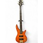 Used Carlo Robelli Dual Humbucker Orange Electric Bass Guitar Orange