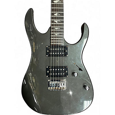 Used Carlo Robelli double cut electric guitar Metallic Gray Solid Body Electric Guitar
