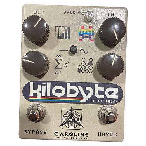Used Caroline Guitar Company KILOBYTE LO-FI DELAY Effect Pedal
