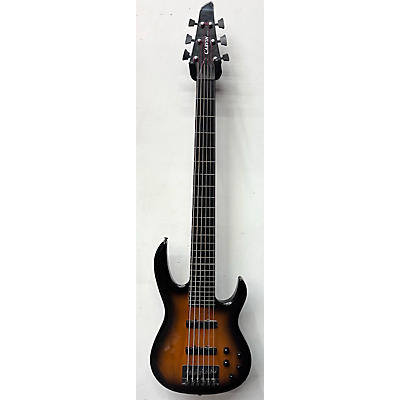 Carvin Used Carvin 6 String 2 Tone Sunburst Electric Bass Guitar