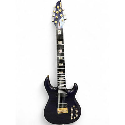 Used Carvin 727 Trans Purple Solid Body Electric Guitar