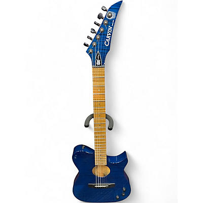 Used Carvin AC175 JASON BECKER Blue Sapphire Acoustic Electric Guitar