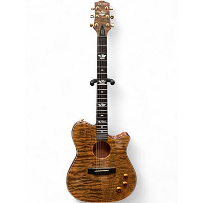 Used Carvin AC375 Craig Chaquico Signature Model Natural Acoustic Electric Guitar