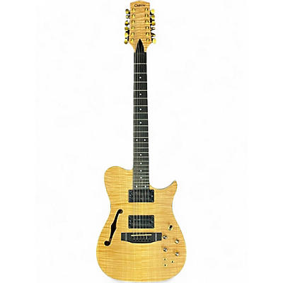 Used Carvin AE185-12 Natural Flame 12 String Acoustic Electric Guitar