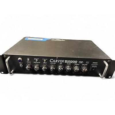Used Carvin B2000 Bass Amp Head