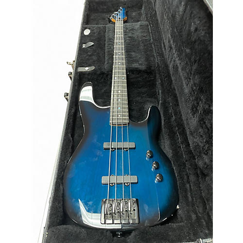 Used Carvin B40 Blue Electric Bass Guitar Blue
